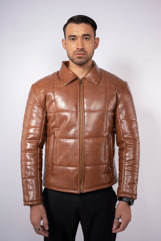 FrostCraft Faux Leather Jacket