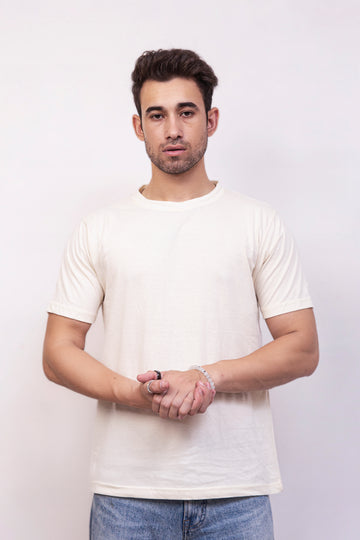 Basic Cream Tee