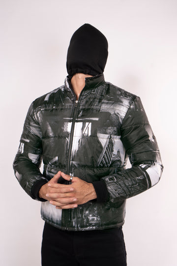 Cityscape Puffer Jacket