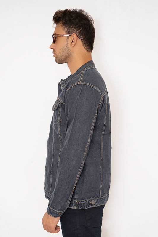 Basic Walnut Denim Jacket