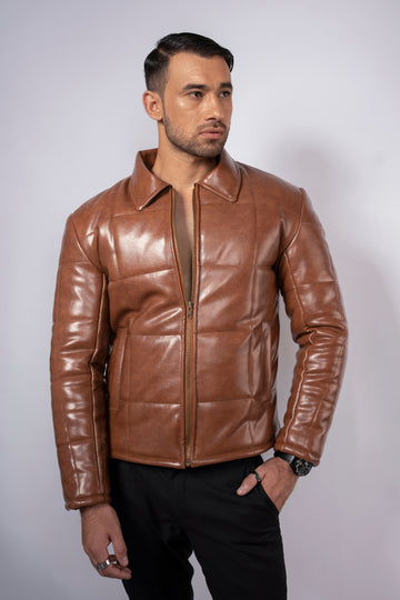 FrostCraft Faux Leather Jacket