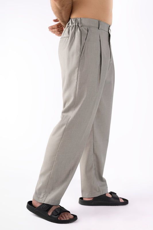 Classic Cenere Pleated Pants