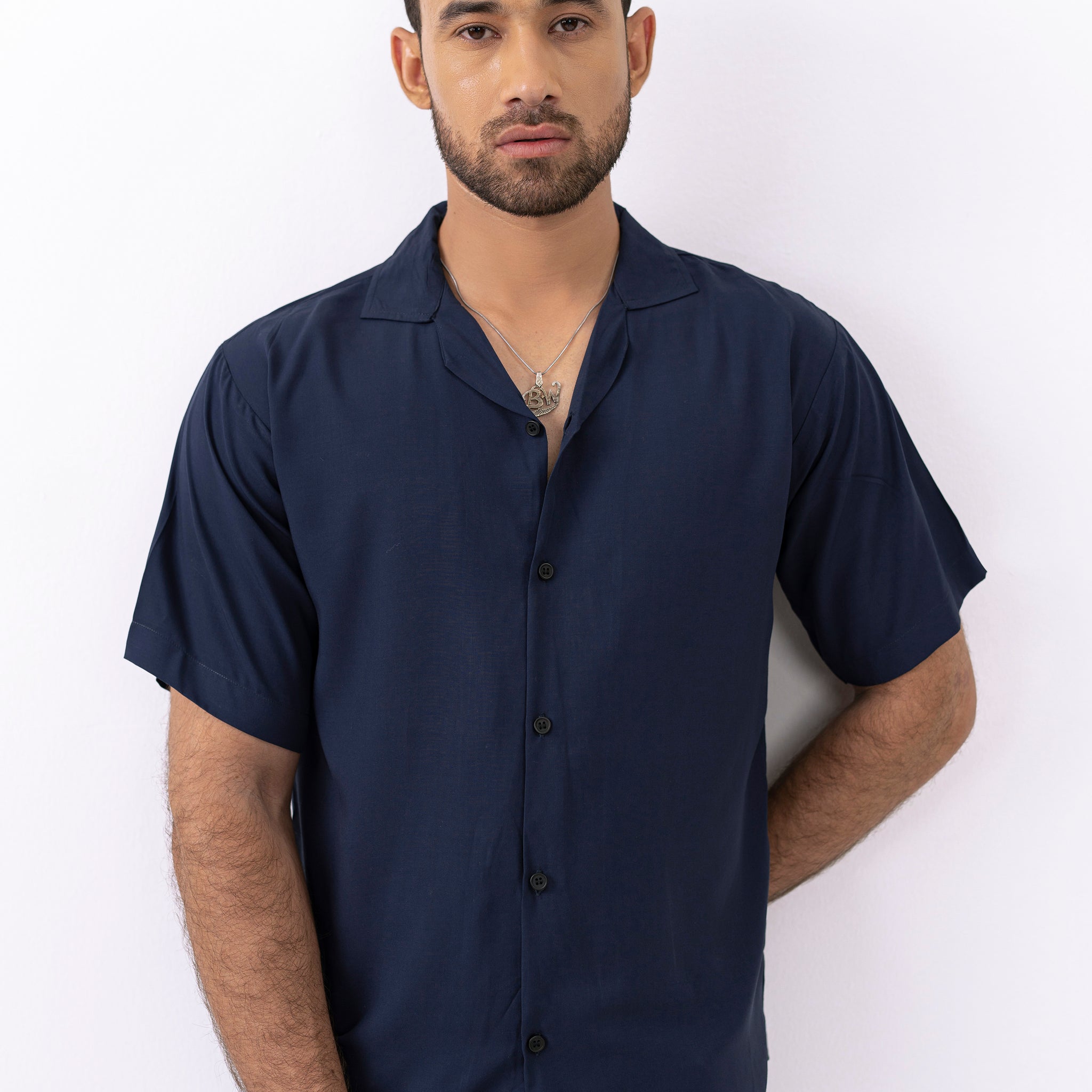 Basic Navy Blue Shirt