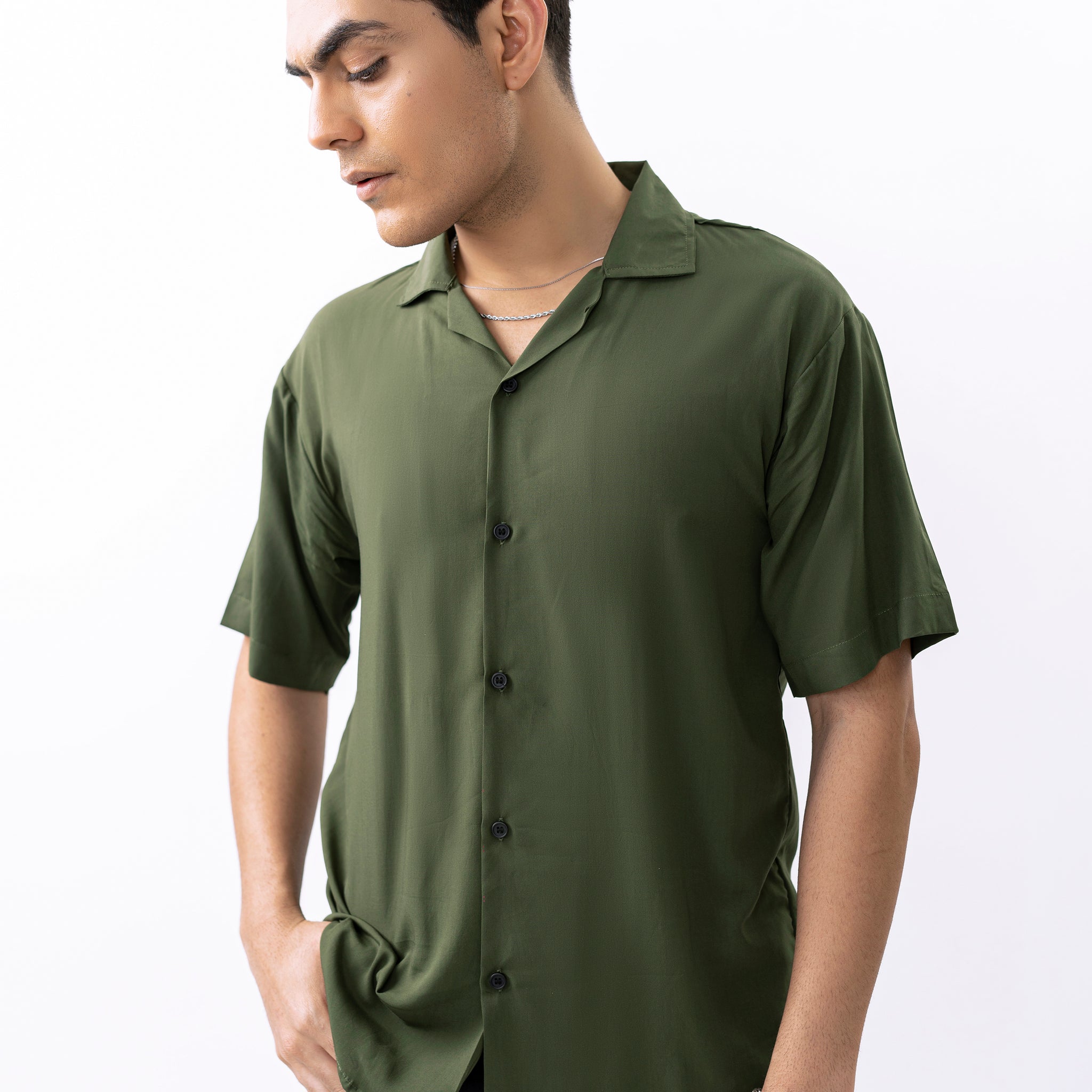 Basic Olive Green Shirt