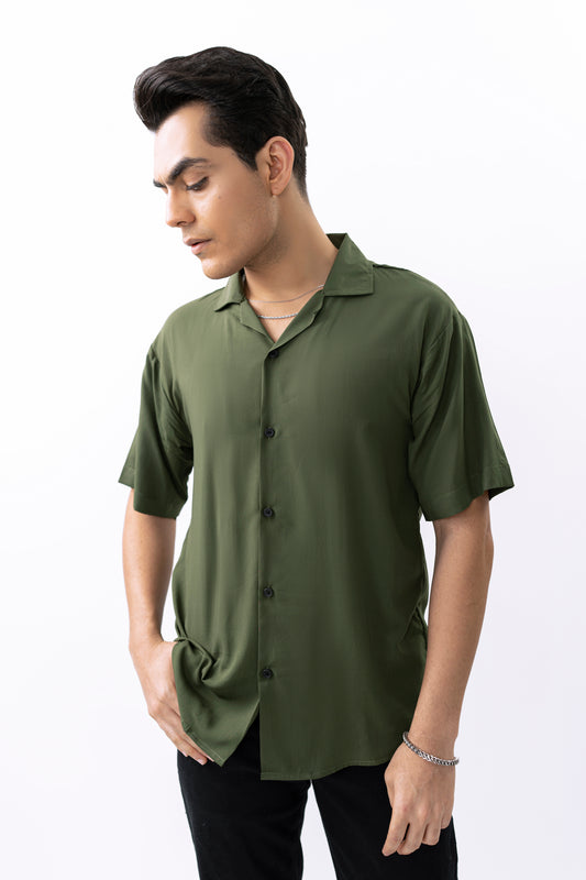 Basic Olive Green Shirt