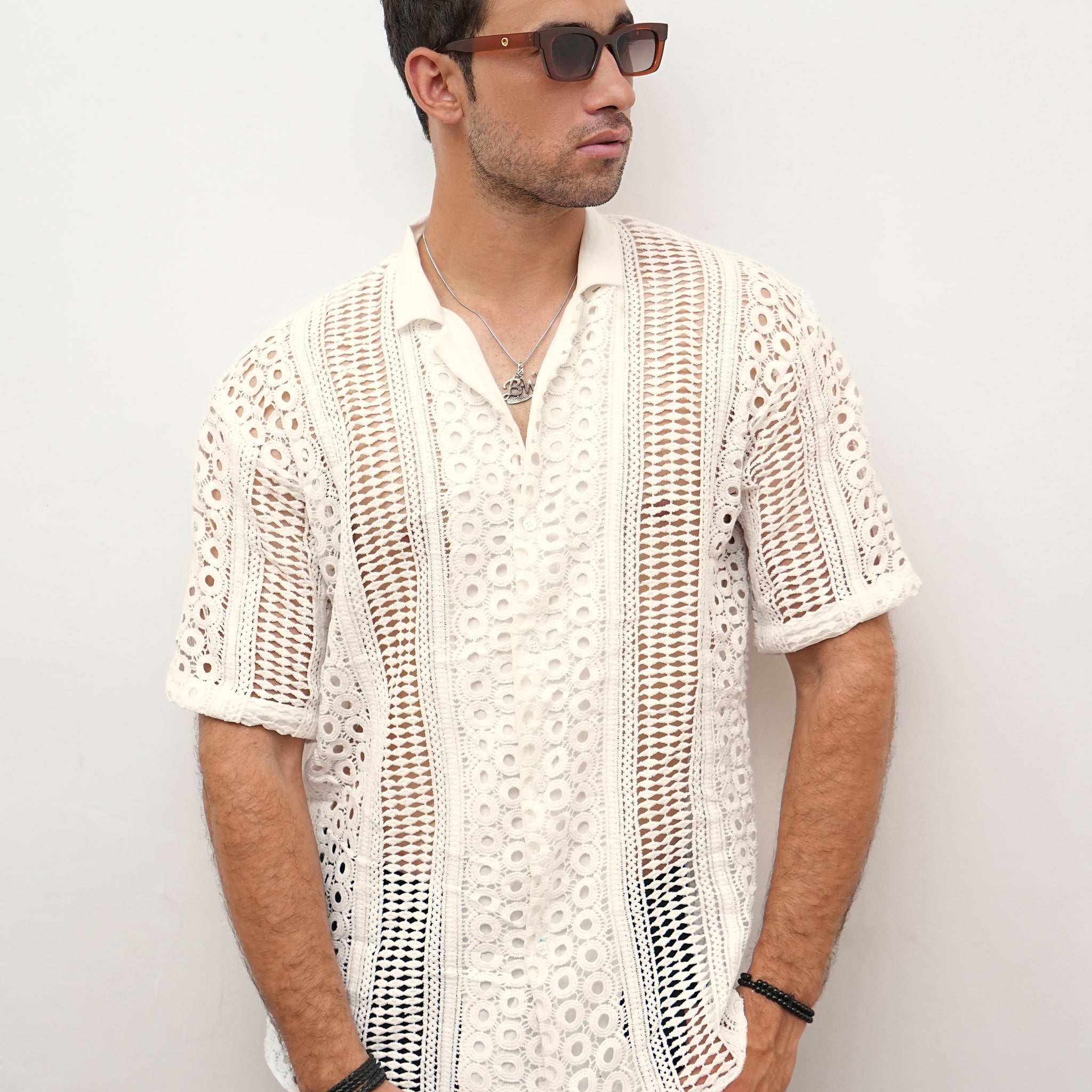TribeWeave Crochet Shirt