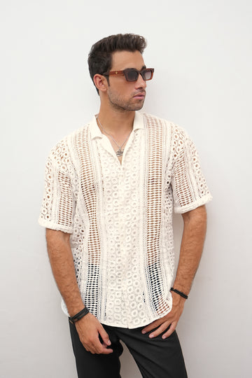 TribeWeave Crochet Shirt