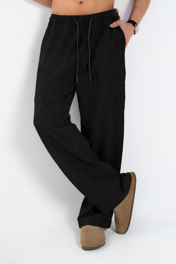 Black Jogger Trouser Pants