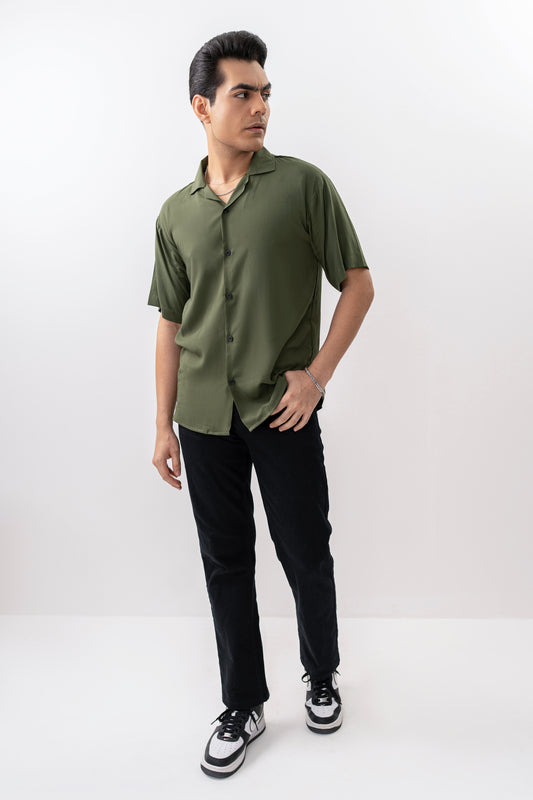 Basic Olive Green Shirt
