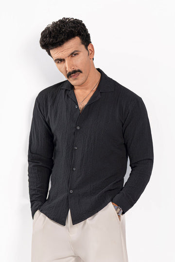Charcoal Creased Shirt
