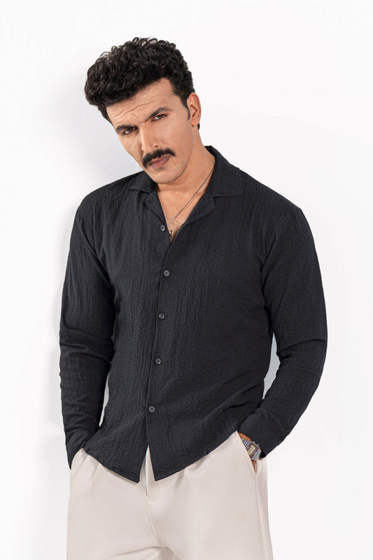 Charcoal Creased Shirt