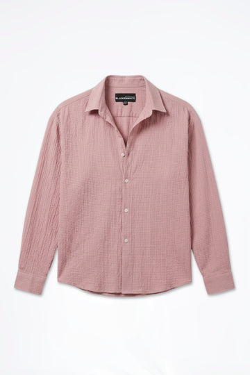 SOLÉA Pink Creased Oversized Shirt