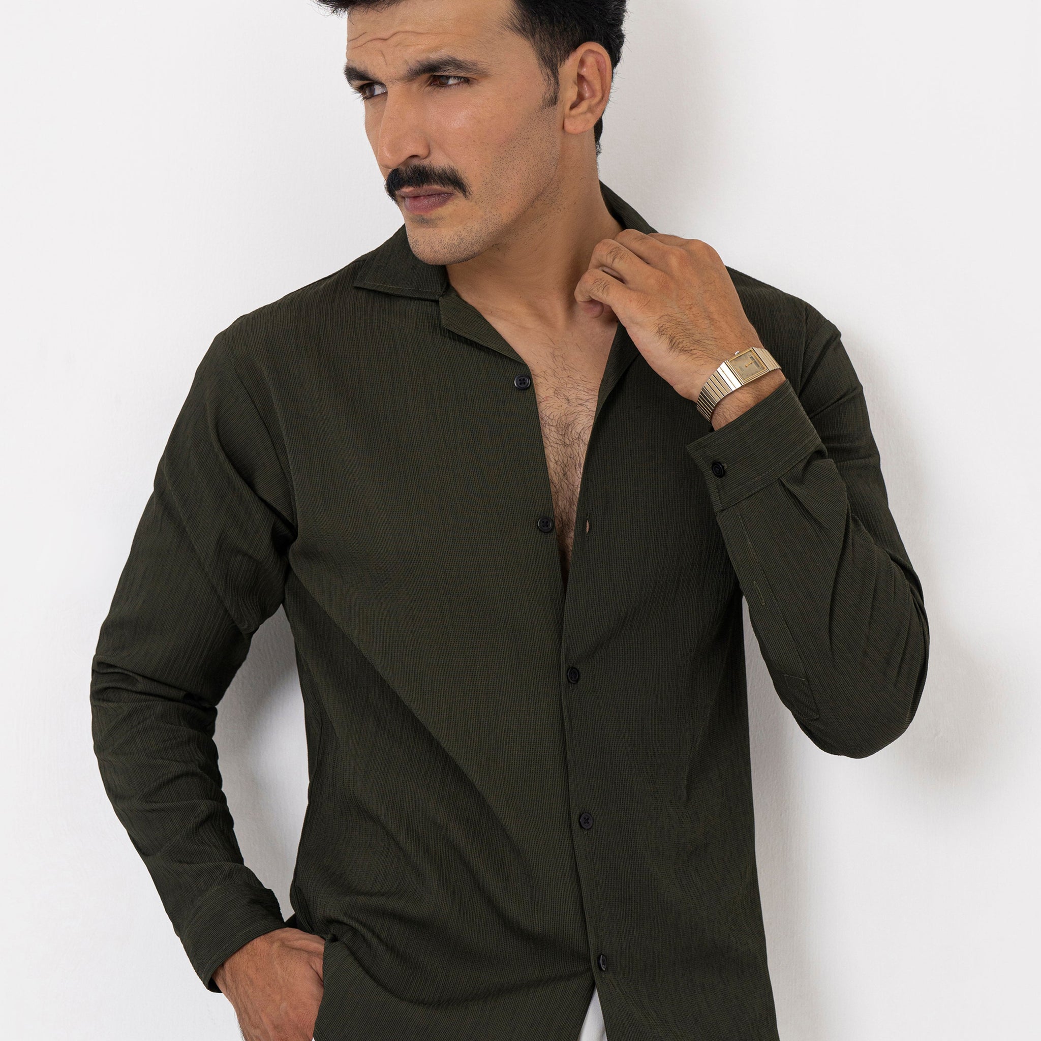 Evergreen Textured Shirt