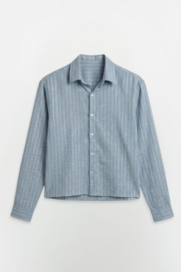 SOLÉA Breeze Striped Cropped Shirt