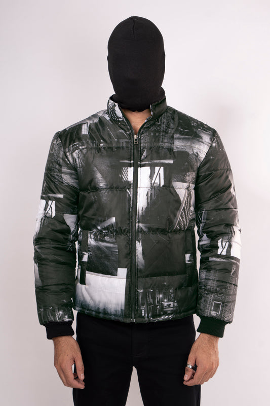 Cityscape Puffer Jacket