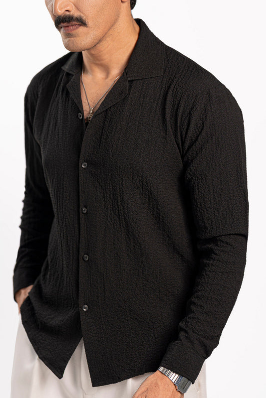 Noir Creased Shirt