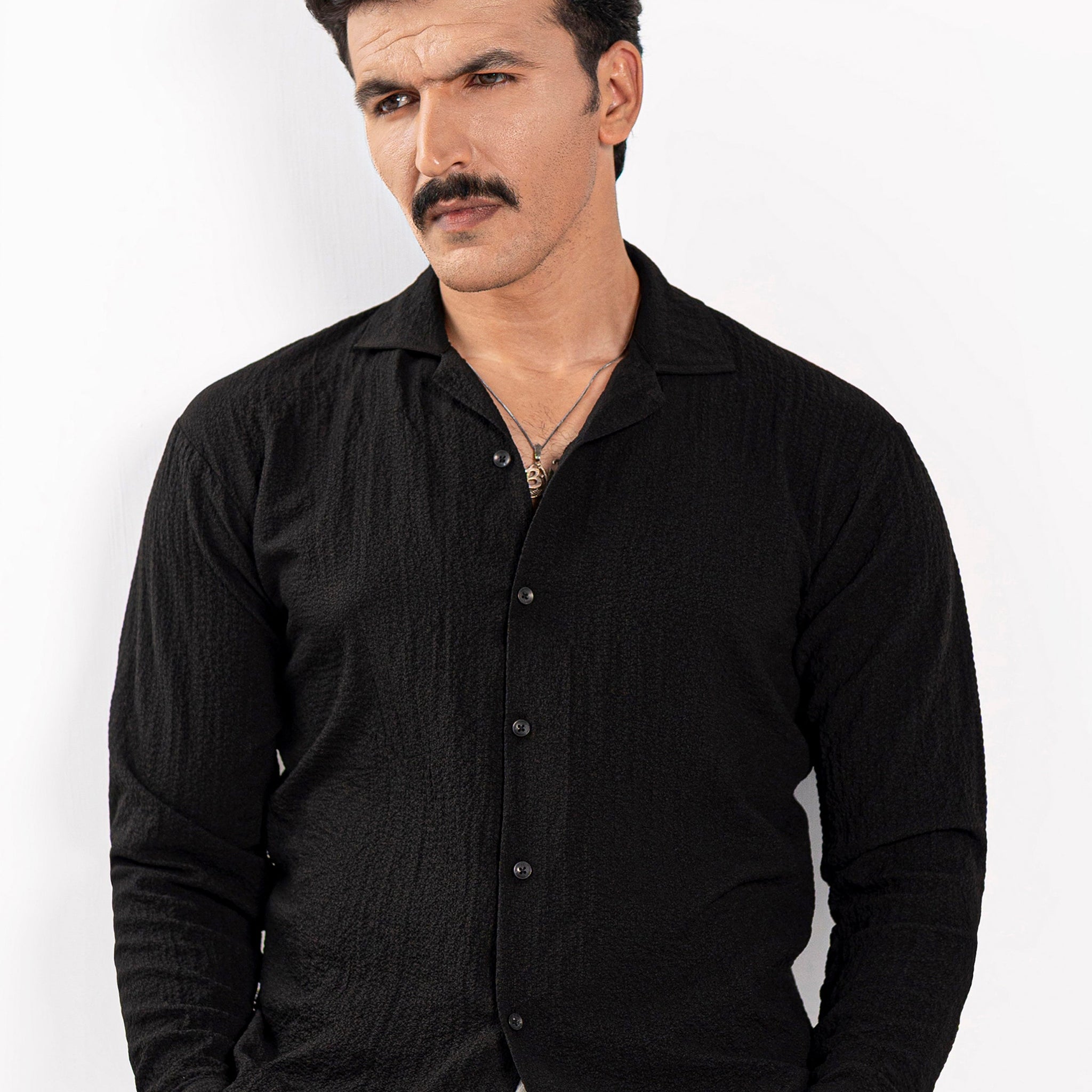 Noir Creased Shirt