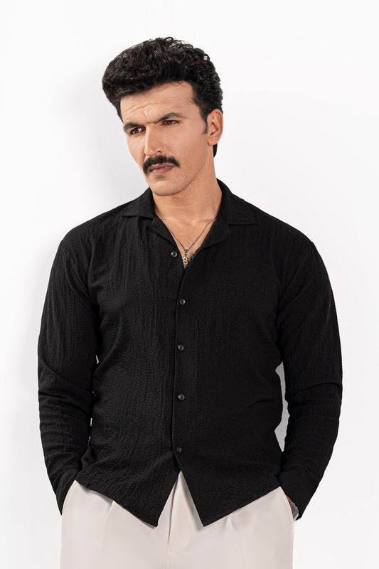 Noir Creased Shirt