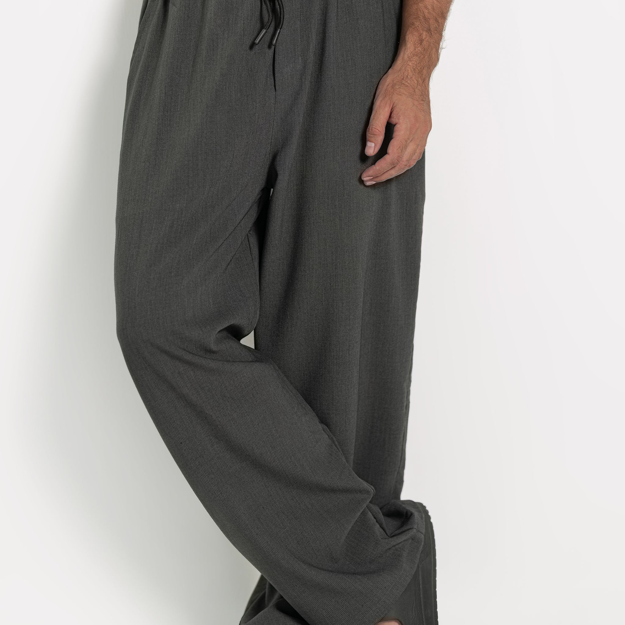 Shadowed Pintex Trouser Pants
