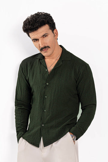 Olive Creased Shirt