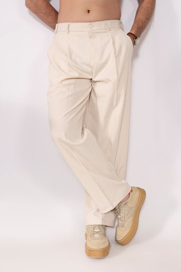Classic Fawn Pleated Pants