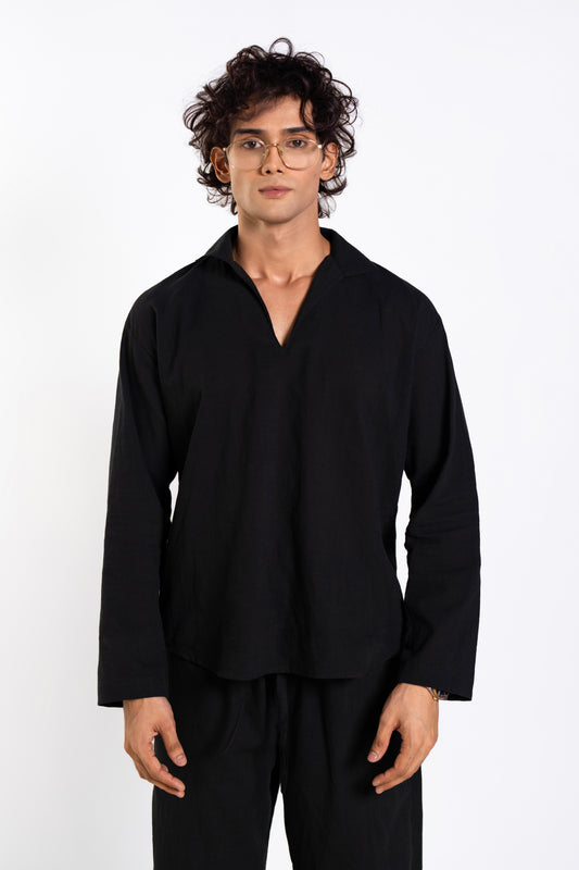 Black Irish Irish Linen Pullover Co Ord Set