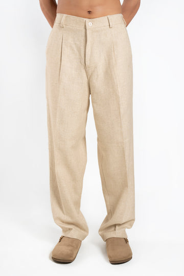 SOLÉA Khaddar Pleated Pants