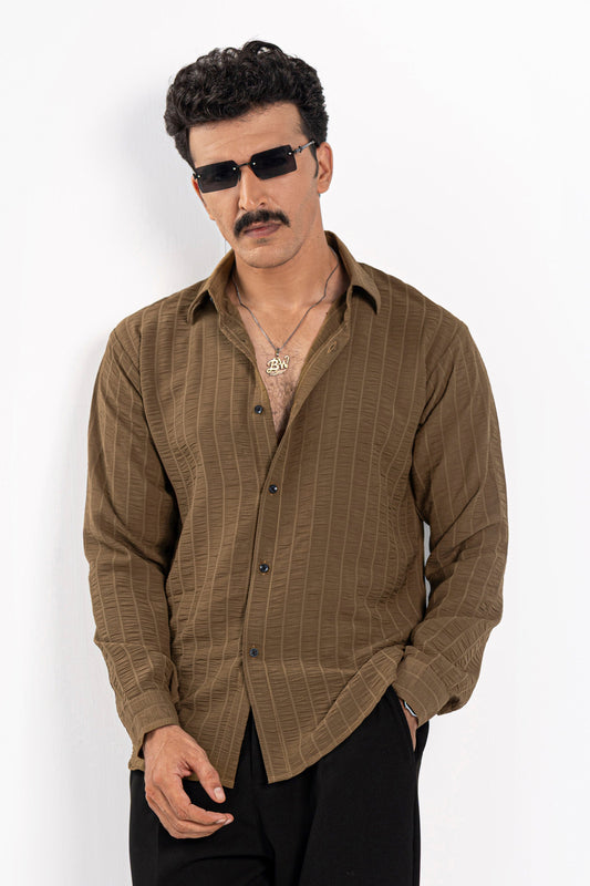 Tawny Rippled Shirt