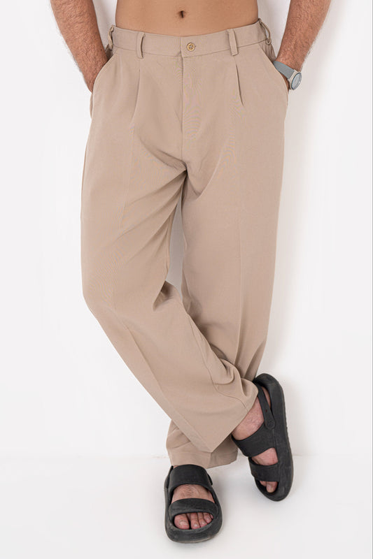 Classic Butternut Pleated Pants
