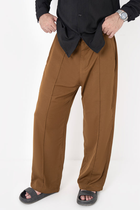 Clay Brown Pintex Pants