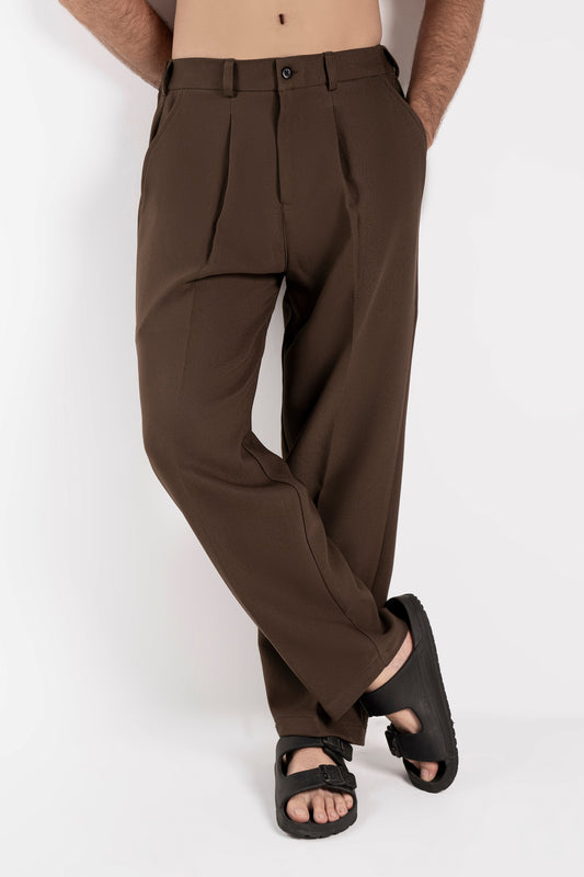Classic Expresso Pleated Pants