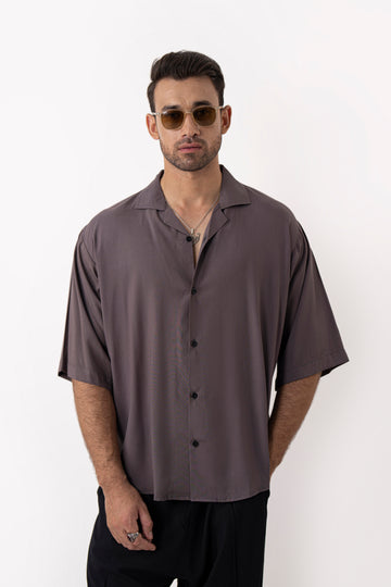 Charcoal Grey Oversized Shirt