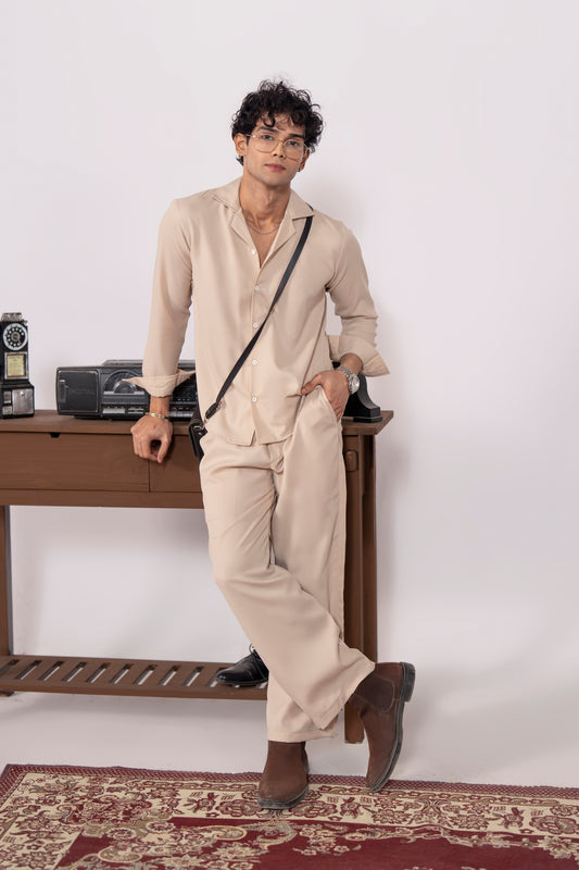 Solis Beige Co Ord Set