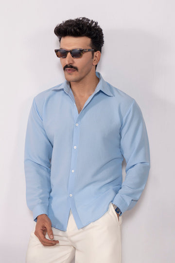 VistaBlue Creased Shirt