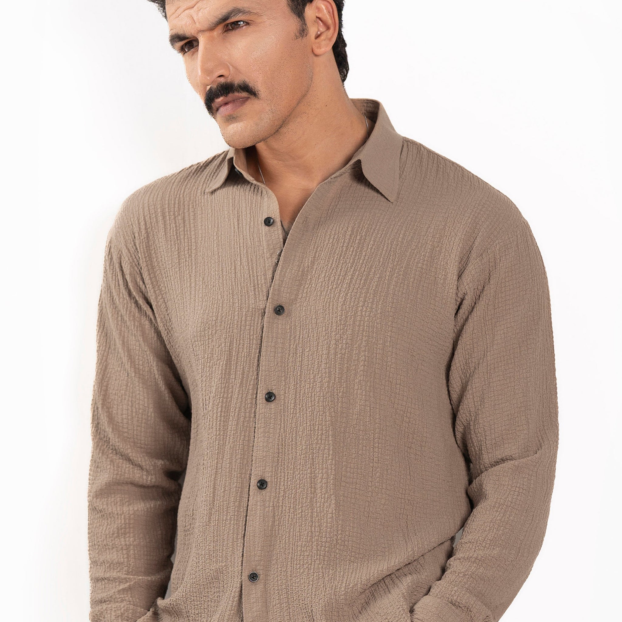 Classic Pashmina Creased Shirt