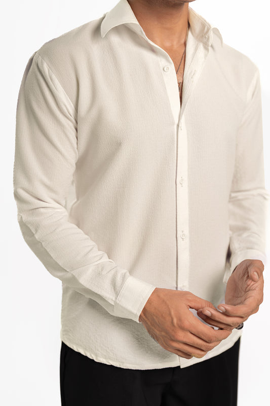 Classic Offwhite Creased Shirt