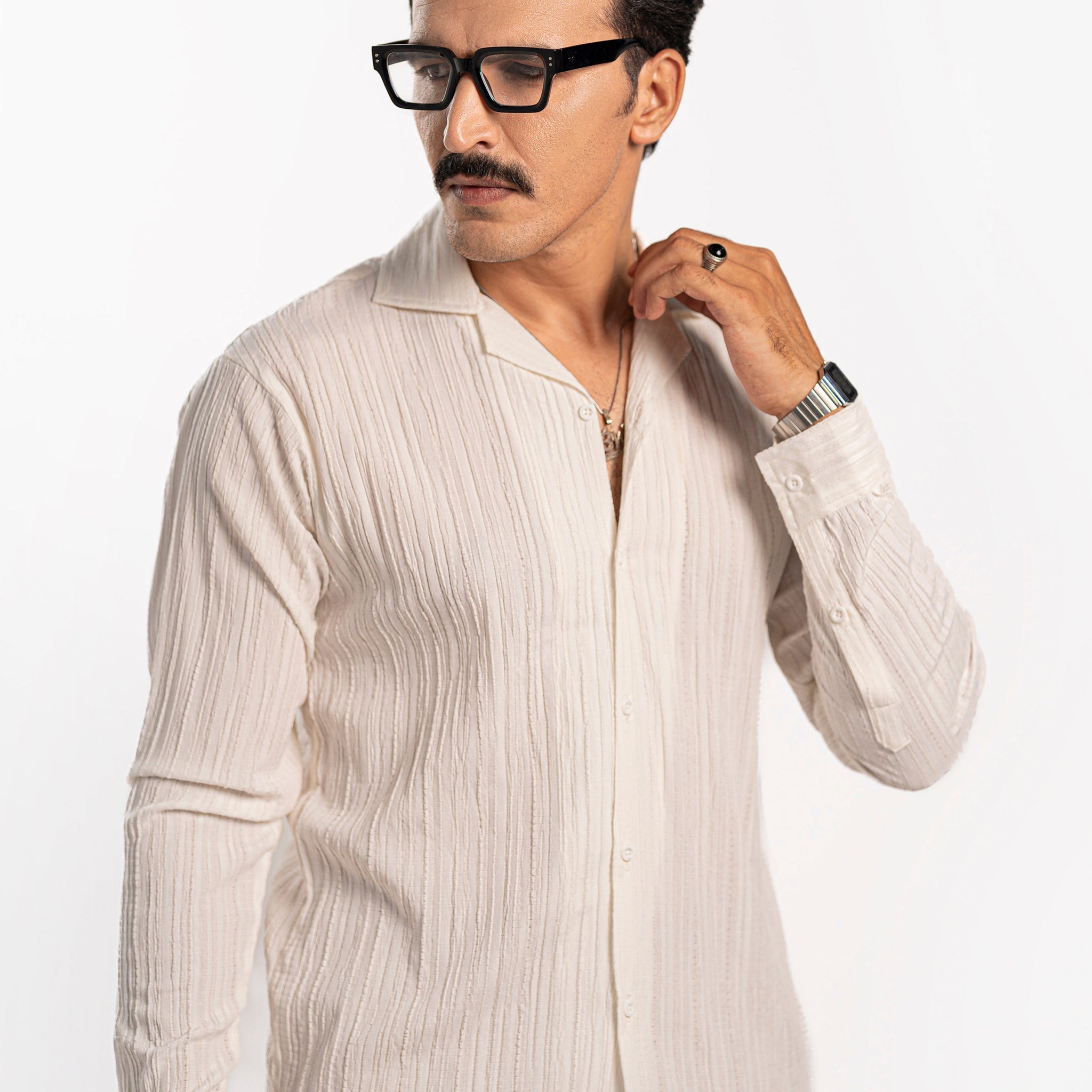Oatline Streak Shirt