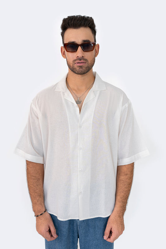 Misty White Oversized Shirt