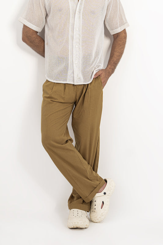 Hazelstone Classic Pleated Pants