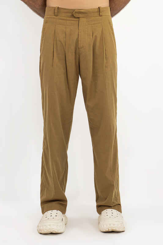 Hazelstone Classic Pleated Pants
