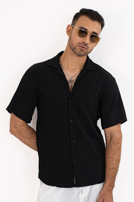 Noir Threaded Shirt