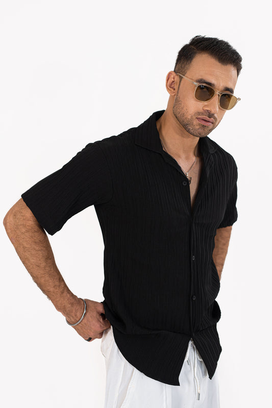 Noir Threaded Shirt