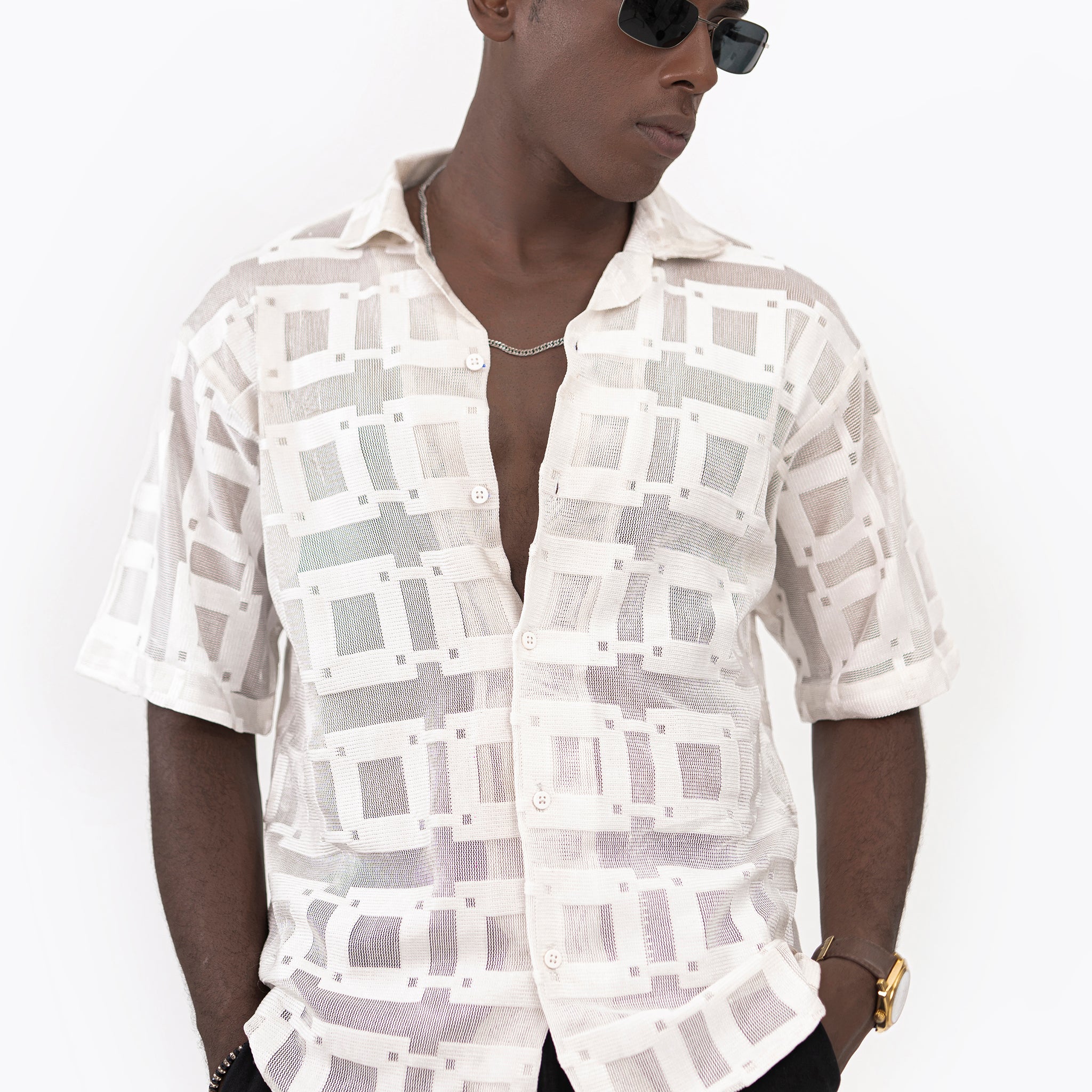 Soft Box Crochet Shirt