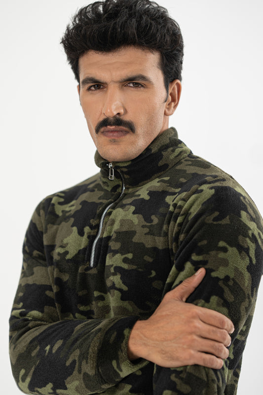 Camo Fur Pullover - Limited Edition