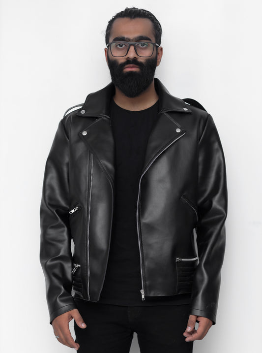Biker Faux Leather Jacket